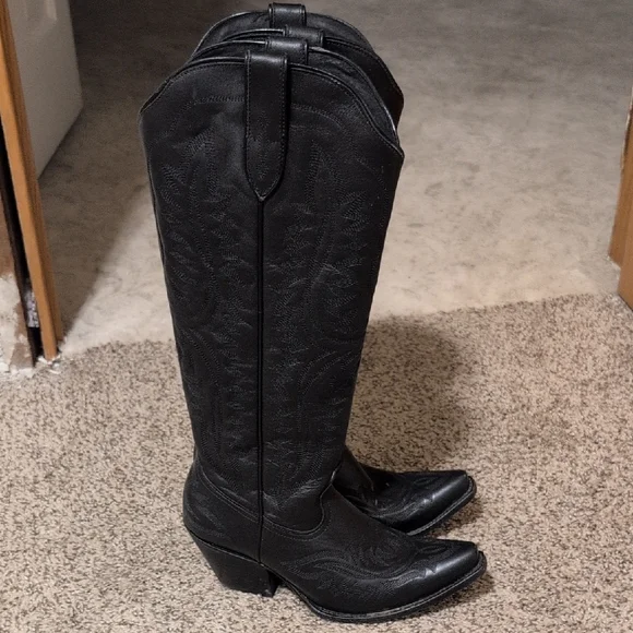 Ariat Casanova Black Western Cowboy Boots - Picture 1 of 4